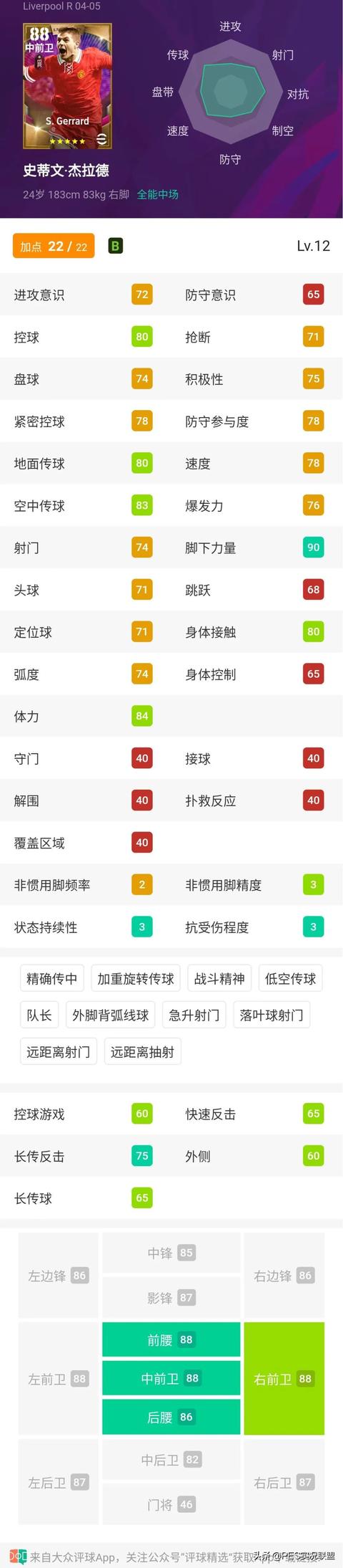 实况足球手游球员新技巧大全,实况足球手游球员技巧