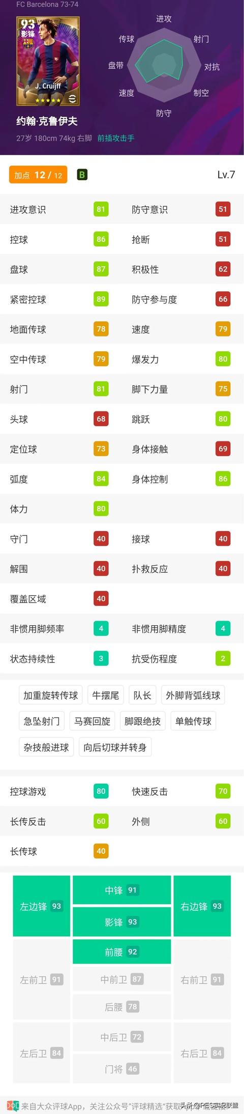 实况足球手游球员新技巧大全,实况足球手游球员技巧